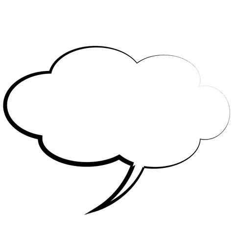 white speech bubble on transparent background for creative text design - Download Free Stock Videos Pikwizard.com