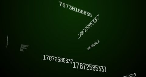Digital Data Stream with Dynamic Numbers on Green Background - Download Free Stock Images Pikwizard.com