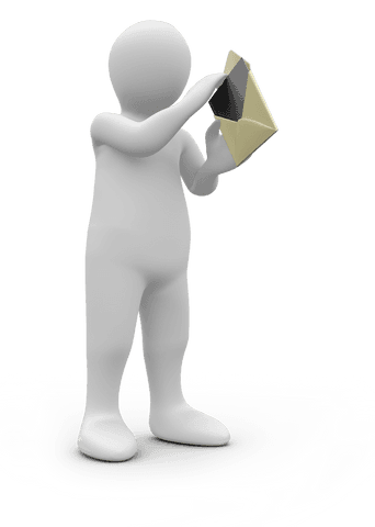 transparent vector character opening envelope - Download Free Stock Videos Pikwizard.com