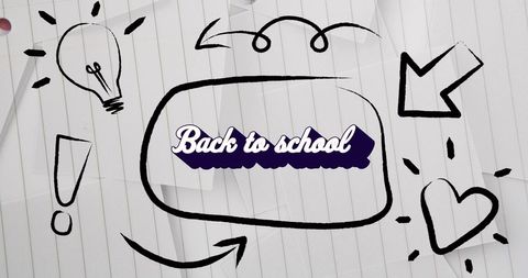 Creative Back to School Concept with Fun Doodles - Download Free Stock Images Pikwizard.com