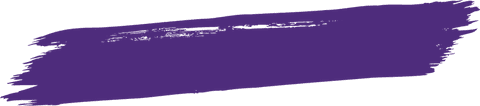Transparent purple brush stroke on transparent background