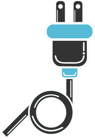 vector illustration of cable and plug on transparent background - Download Free Stock Videos Pikwizard.com