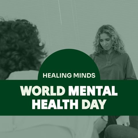 World Mental Health Day Support Concept Representation - Download Free Stock Templates Pikwizard.com