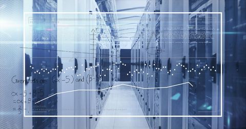Digital Data Processing in Modern Computer Servers - Download Free Stock Images Pikwizard.com