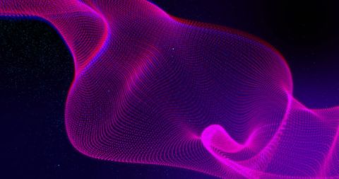 Vibrant Pink Digital Mesh on Deep Purple Background - Download Free Stock Images Pikwizard.com
