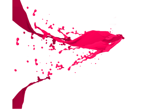 pink paint splash with drops on transparent background - Download Free Stock Videos Pikwizard.com