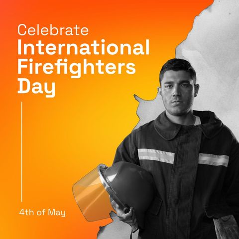 International Firefighters Day Tribute with Brave Firefighter