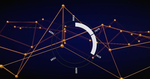 Digital Data Analysis with Circular Graph and Statistics - Download Free Stock Images Pikwizard.com