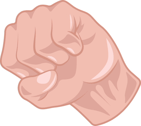 Digital Fist Icon on Transparent Background for Gestures - Download Free Stock Videos Pikwizard.com