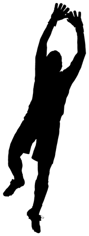 silhouette of triumph: transparent man with raised arms - Download Free Stock Videos Pikwizard.com