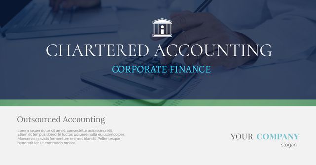 Professional Chartered Accounting Corporate Finance Banner - Download Free Stock Templates Pikwizard.com