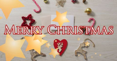 Festive Christmas Greeting Card Layout - Download Free Stock Images Pikwizard.com