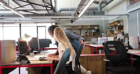 Modern Workspace Success: Team Collaboration and Celebration