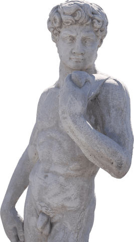 weathered transparent stone sculpture of naked man - Download Free Stock Videos Pikwizard.com