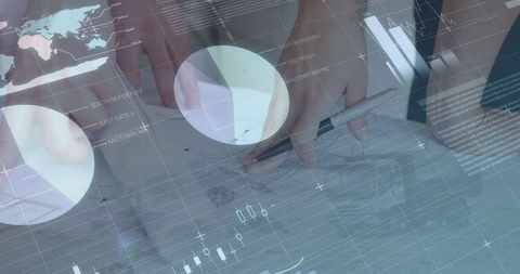 Financial Data Analysis with Business Team Collaborating in Office - Download Free Stock Images Pikwizard.com
