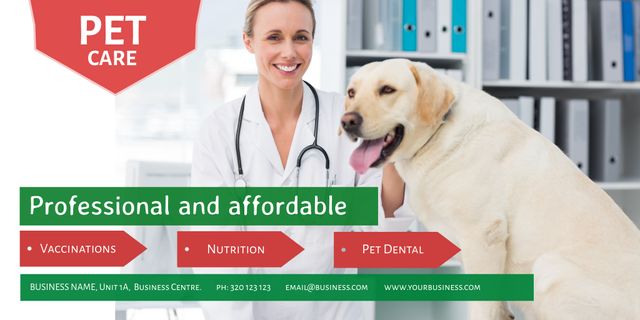 Professional Veterinarian Providing Pet Care Services - Download Free Stock Templates Pikwizard.com