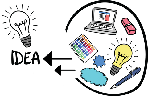 creative brainstorming elements on transparent background - Download Free Stock Videos Pikwizard.com