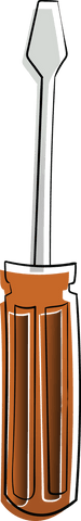 orange screwdriver on transparent background digital illustration - Download Free Stock Videos Pikwizard.com