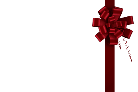 Red Transparent Bow and Ribbon Isolated for Christmas Decoration - Download Free Stock Videos Pikwizard.com