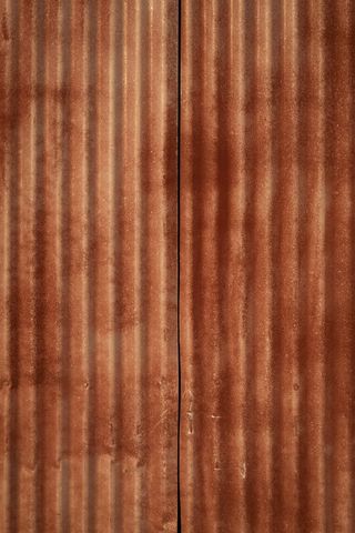 Rusted corrugated metal texture for industrial design