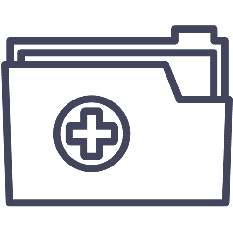 illustration of medical folder icon with transparent background - Download Free Stock Videos Pikwizard.com