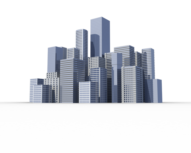 Modern Skyscrapers Cityscape on Transparent Background - Download Free Stock Videos Pikwizard.com