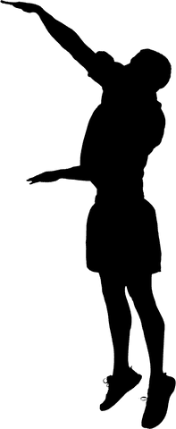 Silhouette of Volleyball Player Jumping on Transparent Background - Download Free Stock Videos Pikwizard.com