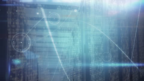 Digital Data Processing Technology Network Background