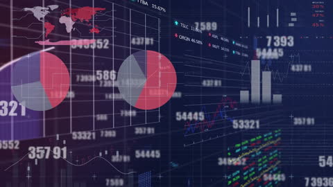 Dynamic Financial Data Projection and Analysis Graphics