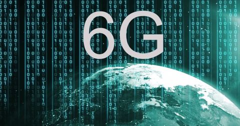 Concept of 6g network over digital earth representation