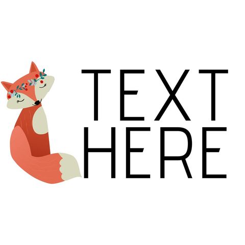 Whimsical Illustrated Cat with Text Design Space - Download Free Stock Templates Pikwizard.com