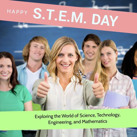 STEM Day Celebration with Happy Interdisciplinary Team - Download Free Stock Templates Pikwizard.com