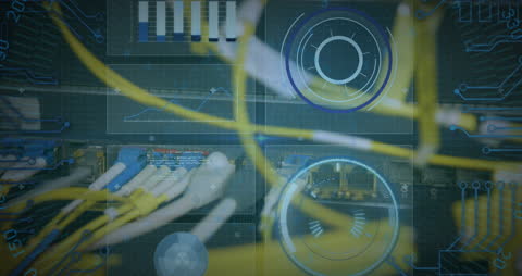 Futuristic Data Interface with Network Connectivity