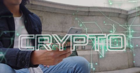 Digital Crypto Banking with Smartphone Concepts - Download Free Stock Images Pikwizard.com