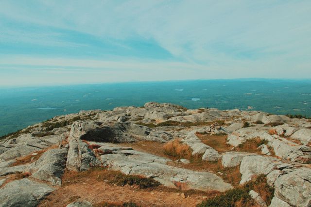 Scenic Rocky Mountain Top with Vast Horizon - Download Free Stock Images Pikwizard.com