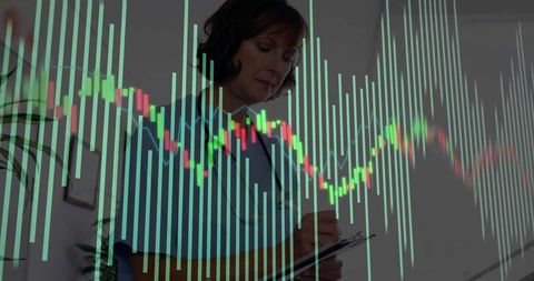 Medical Professional Analyzing Healthcare Data and Trends