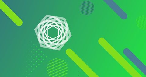 Abstract Geometric Motion on Vibrant Green Background - Download Free Stock Images Pikwizard.com