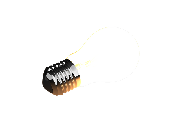 Digital Light Bulb Illustration on Transparent Background - Download Free Stock Videos Pikwizard.com