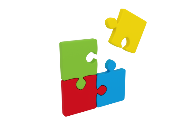 Colorful Puzzle Pieces on Transparent Background with Missing Element - Download Free Stock Videos Pikwizard.com