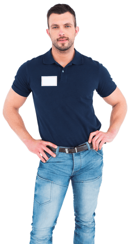 confident man in casual attire on transparent background - Download Free Stock Videos Pikwizard.com