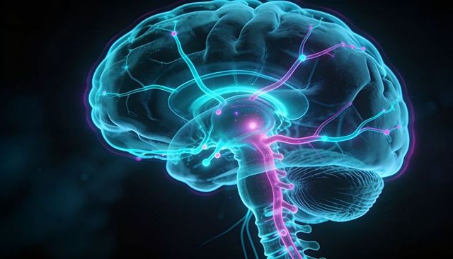 Illuminating Neural Pathways in Translucent Brain and Spinal Cord with Neon Connectivity