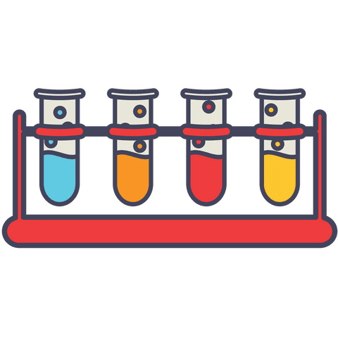 colorful test tubes on transparent background for chemistry education - Download Free Stock Videos Pikwizard.com