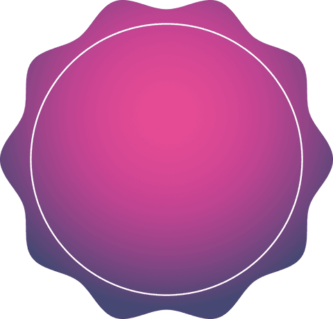 purple gradient roundel with white ring on transparent background - Download Free Stock Videos Pikwizard.com