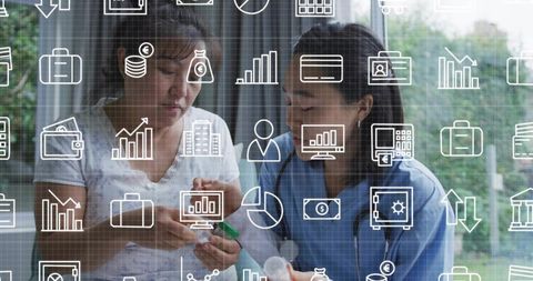 Home medication consultation with nurse explaining pill bottle to patient, caregiver support