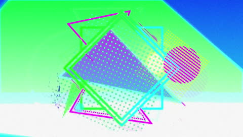 Vibrant Geometric Animation for Shopping and Retail Themes