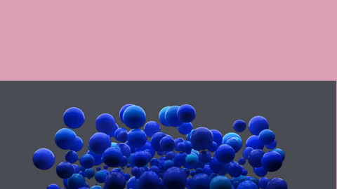 Floating Blue Spheres Against Contrasting Backgrounds