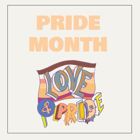 lgbtqia pride month celebration poster with colorful flag - Download Free Stock Templates Pikwizard.com