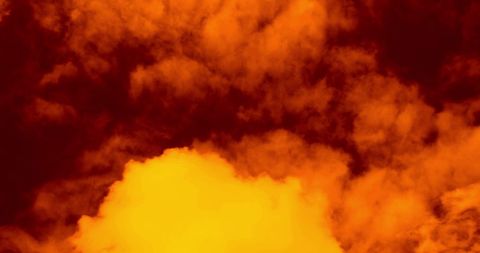Dramatic Orange and Yellow Storm Clouds Backdrop - Download Free Stock Images Pikwizard.com