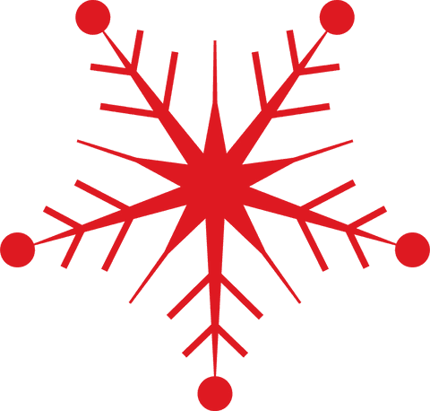 red abstract snowflake on transparent background - Download Free Stock Videos Pikwizard.com