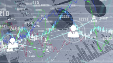 Animated Financial Data with Global Connections